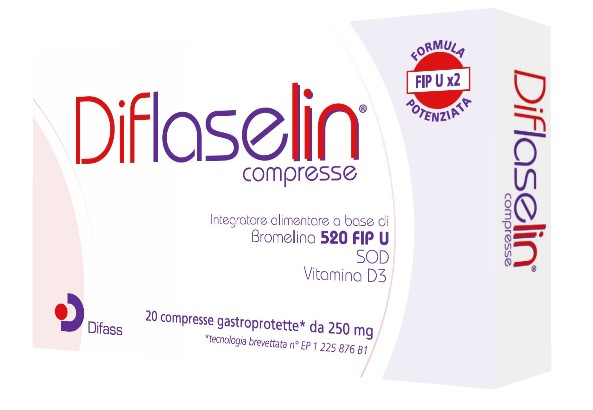 DIFLASELIN 20 COMPRESSE GASTROPROTETTE 250 MG - farmagiri