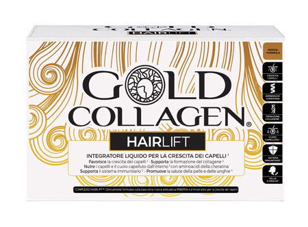 GOLD COLLAGEN HAIRLIFT 10 FLACONI DA 50 ML - farmagiri