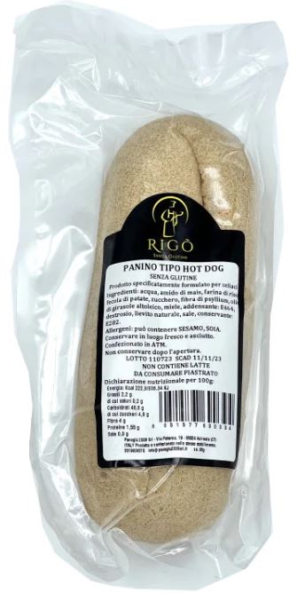 RIGO' PANINO HOT DOG 95 G - farmagiri