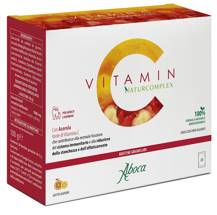 VITAMIN C NATURCOMPLEX 20 BUSTINE - farmagiri