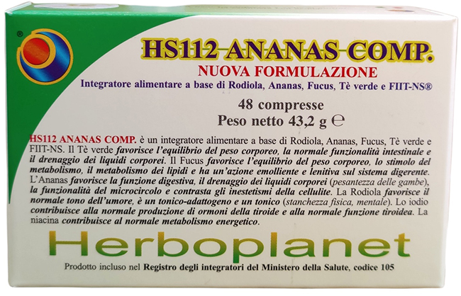 HS112 ANANAS COMP 48 COMPRESSE - farmagiri