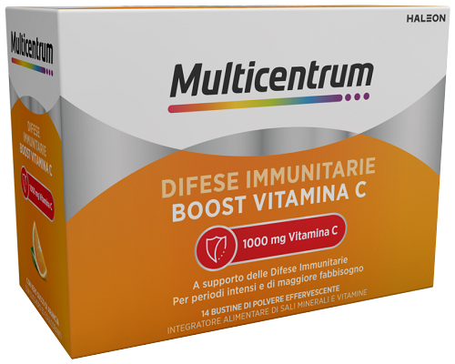 MULTICENTRUM DIFESE IMMUNITARIE BOOST VITAMINA C 14 BUSTINE - farmagiri