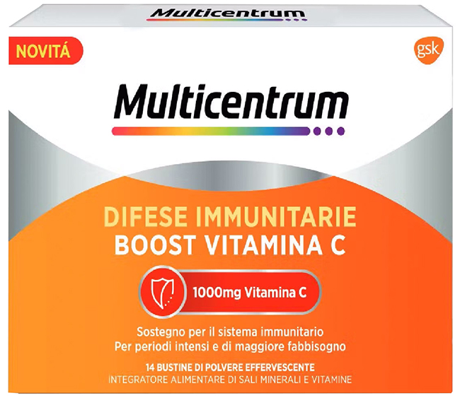 MULTICENTRUM DIFESE IMMUNITARIE BOOST VITAMINA C 28 BUSTINE - farmagiri