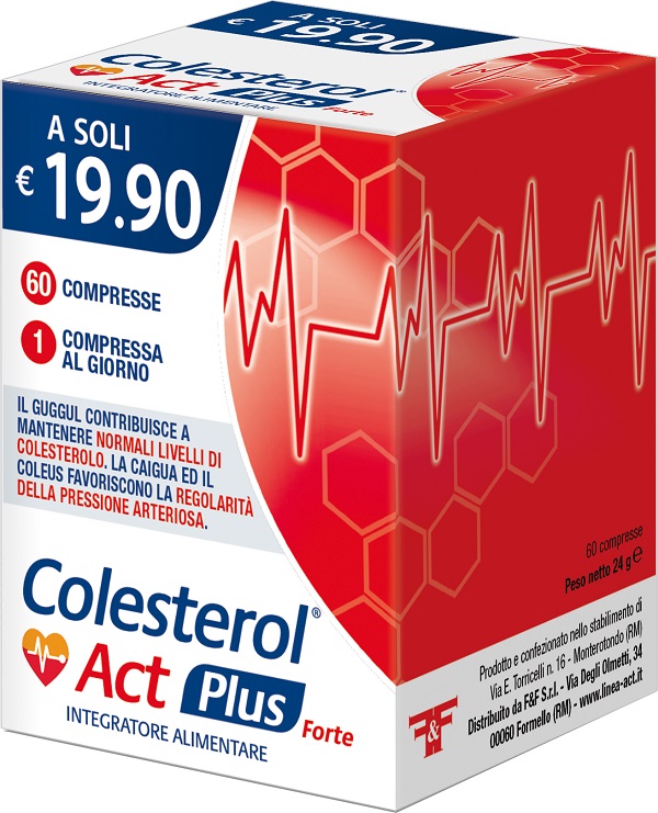 COLESTEROL ACT PLUS FORTE 60 COMPRESSE - farmagiri