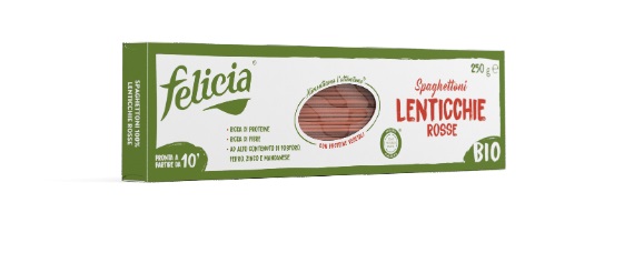 FELICIA SPAGHETTONI LENTICCHIE ROSSE 250 G - farmagiri