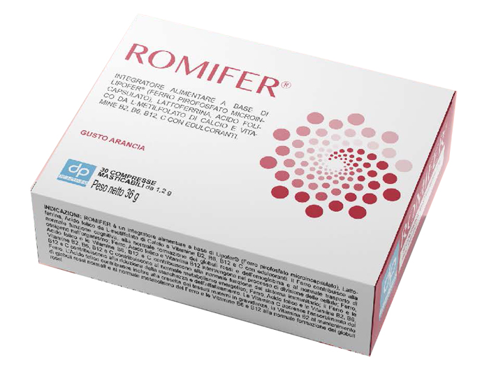 ROMIFER 30 COMPRESSE MASTICABILI - farmagiri