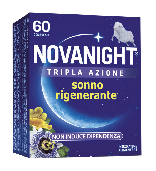 NOVANIGHT TRIPLA AZIONE SONNO RIGENERANTE 60 COMPRESSE - farmagiri