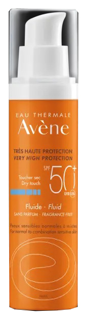AVENE SOL FLUIDO SPF50+ SENZA PROFUMO NUOVA FORMULA 50 ML - farmagiri