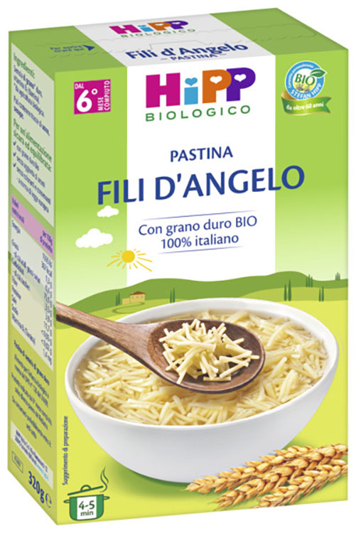 HIPP BIO PASTINA FILI D'ANGELO 320 G - farmagiri