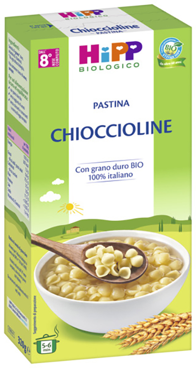 HIPP BIO PASTINA CHIOCCIOLINE 320 G - farmagiri