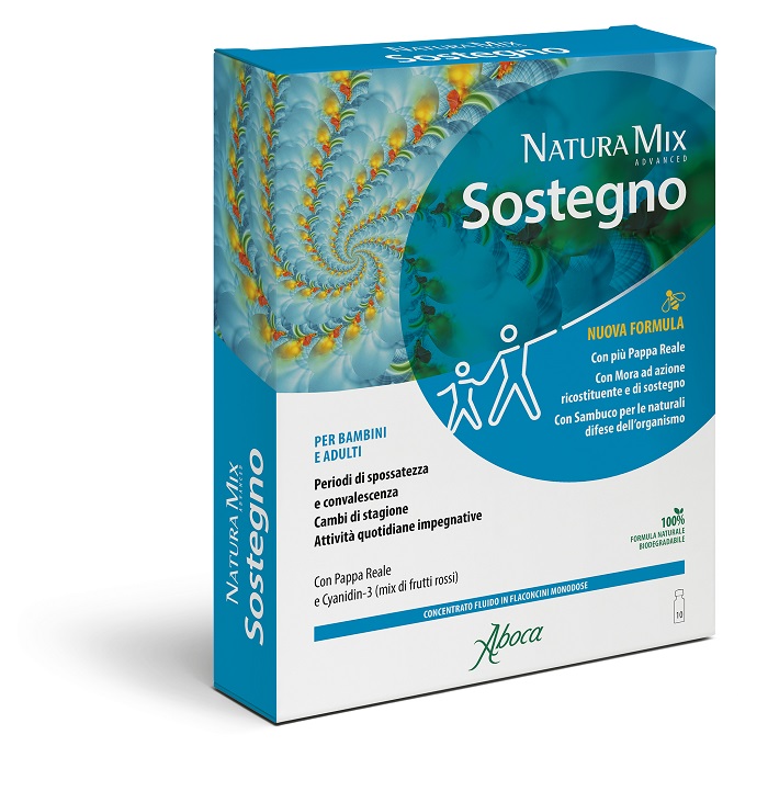 NATURA MIX ADVANCED SOSTEGNO 10 FLACONCINI DA 15 ML - farmagiri