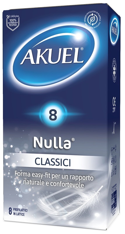 PROFILATTICO AKUEL NULLA CLASSICO 8 PEZZI - farmagiri