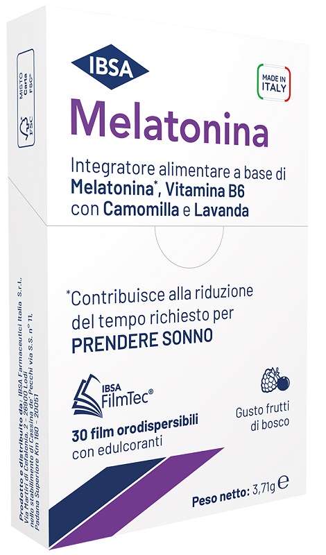 MELATONINA IBSA 30 FILM ORALI - farmagiri