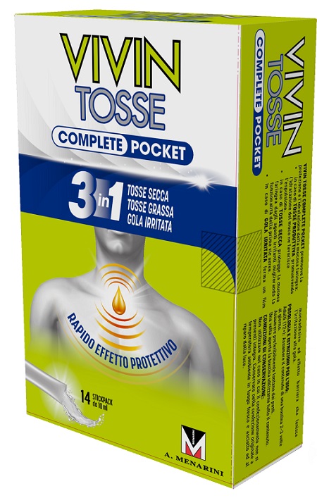 VIVIN TOSSE COMPLETE POCKET 14 STICK PACK DA 10 ML - farmagiri