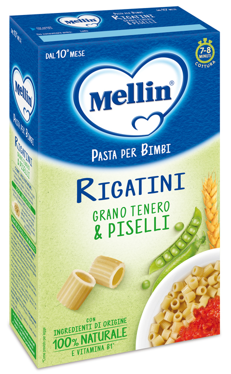 MELLIN RIGATINI CON PISELLI 280 G - farmagiri