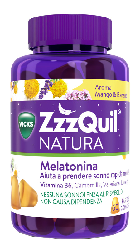 ZZZQUIL NATURA MANGO & BANANA 60 PASTIGLIE GOMMOSE - farmagiri