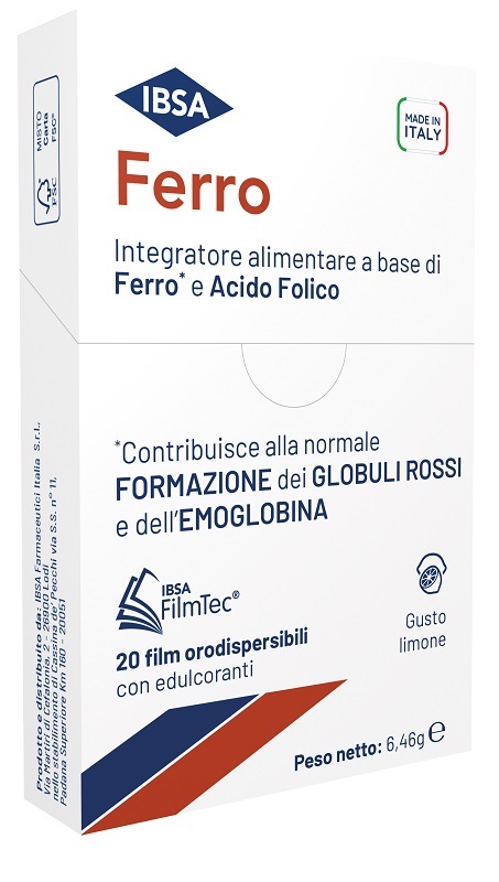 FERRO IBSA 20 FILM ORODISPERSIBILI - farmagiri