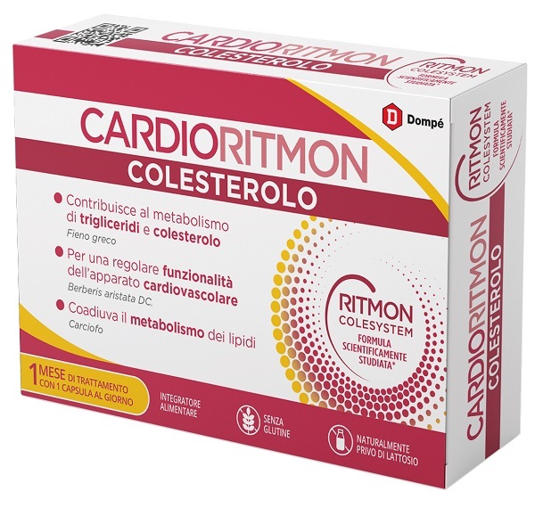 CARDIORITMON COLESTEROLO 30 CAPSULE - farmagiri