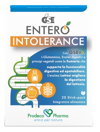 GSE ENTERO INTOLERANCE 20 STICKPACK - farmagiri