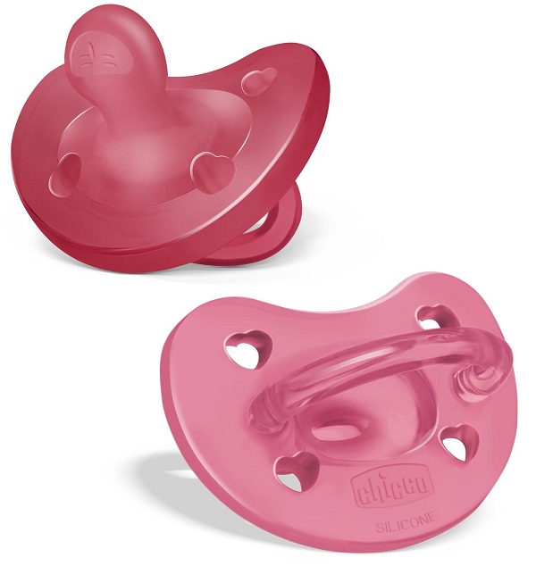 CHICCO GOMMOTTO SILICONE ROSA 16-36 MESI 2 PEZZI - farmagiri