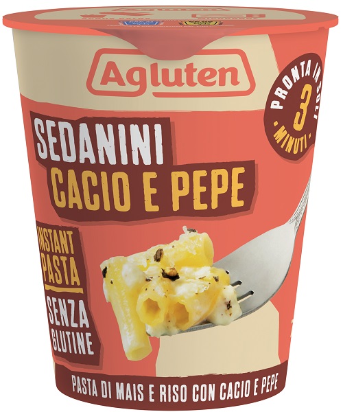 AGLUTEN SEDANINI CACIO E PEPE 70 G - farmagiri
