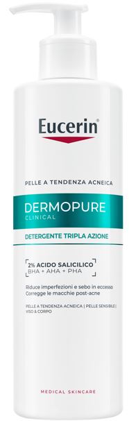 EUCERIN EIS DERMOP DETERGENTE TRIPLA AZIONE 400 ML - farmagiri