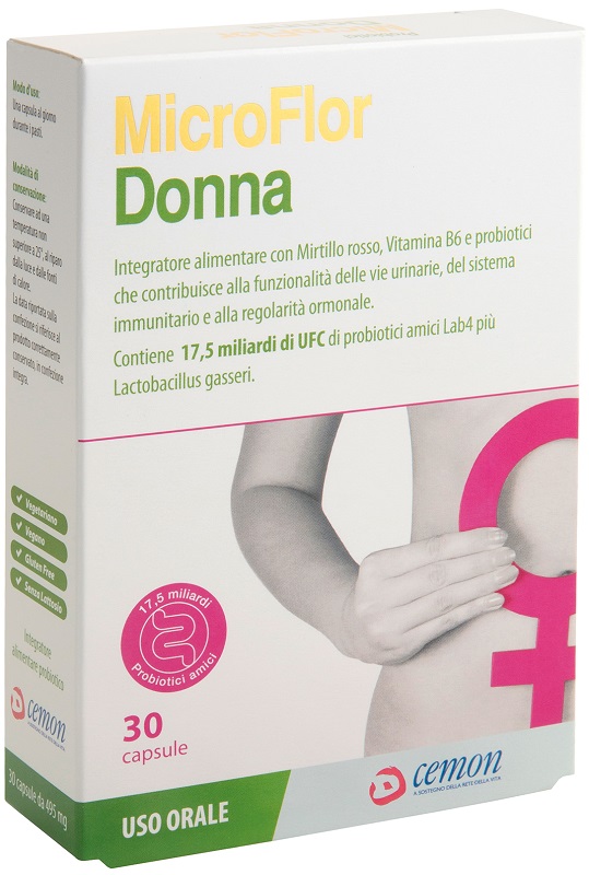 MICROFLOR DONNA 30 CAPSULE - farmagiri